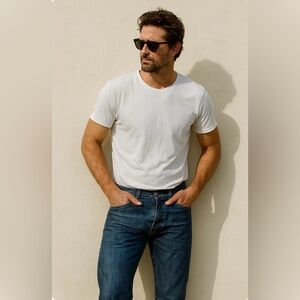 Levi's Men's Classic 501 Dark Wash Straight Leg Button Fly Jeans Size 34x34